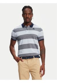Robe di Kappa Polo Ming 64126KW Niebieski Slim Fit. Typ kołnierza: polo. Kolor: niebieski. Materiał: bawełna