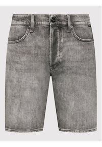G-Star RAW - G-Star Raw Szorty jeansowe Triple A D20776-C909-C762 Szary Regular Fit. Kolor: szary. Materiał: jeans, bawełna