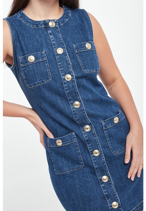 Liu Jo - Sukienka jeansowa damska LIU JO. Materiał: jeans