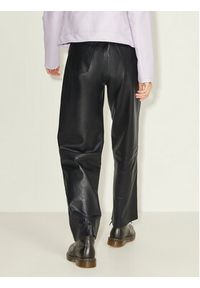 JJXX Spodnie skórzane 12204722 Czarny Straight Fit. Kolor: czarny. Materiał: skóra #5