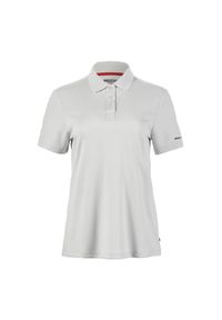 Damska koszulka polo Musto Evolution Sunblock. Typ kołnierza: polo. Kolor: szary #1