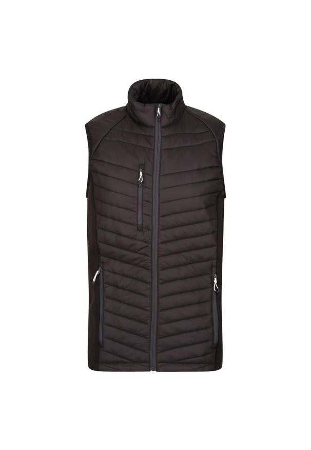 Regatta - Męski Hybrydowy Ocieplacz Na Ciało Navigate. Kolor: szary, czarny, fioletowy, wielokolorowy. Sport: turystyka piesza