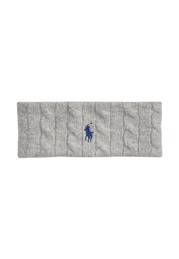 Polo Ralph Lauren Opaska 455981426002 Szary. Kolor: szary. Materiał: wełna, materiał