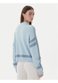 Guess Golf W5BR78 Z4242 Niebieski Relaxed Fit. Typ kołnierza: golf. Kolor: niebieski. Materiał: syntetyk #4