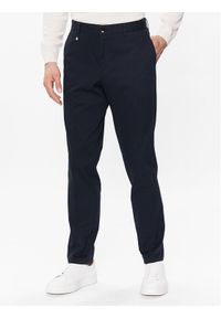 BOSS - Boss Spodnie materiałowe C-Genius 50485076 Granatowy Slim Fit. Kolor: niebieski. Materiał: materiał, bawełna #1