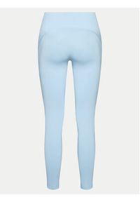 Deha Legginsy D02037 Błękitny Skinny Fit. Kolor: niebieski. Materiał: syntetyk