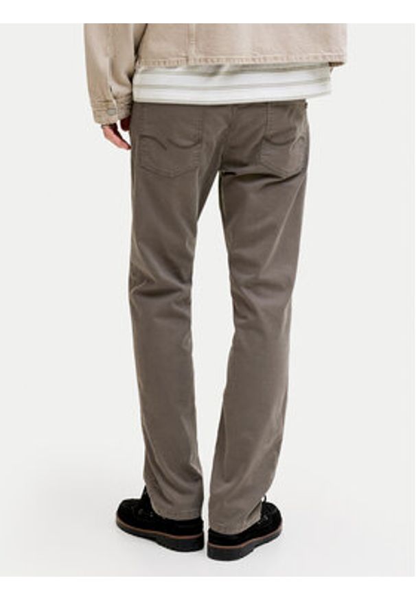 Jack & Jones Spodnie materiałowe Clark Finn 12293328 Brązowy Regular Fit. Kolor: brązowy. Materiał: bawełna