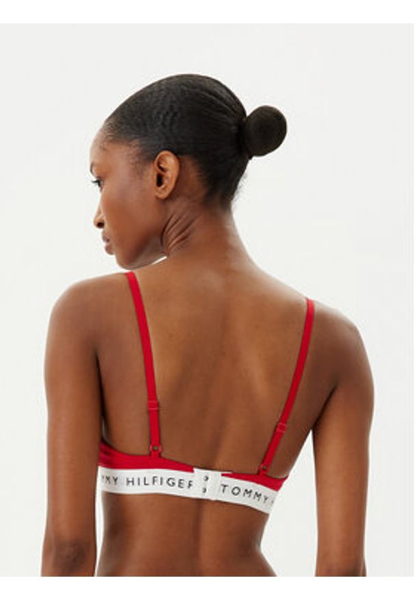 TOMMY HILFIGER - Tommy Hilfiger Biustonosz braletka UW0UW06040 Czerwony. Kolor: czerwony. Materiał: bawełna