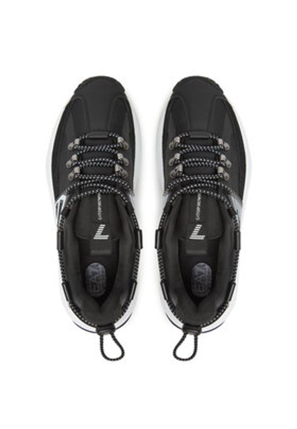 EA7 Emporio Armani Sneakersy X8X230 XK439 K485 Czarny. Kolor: czarny. Materiał: skóra