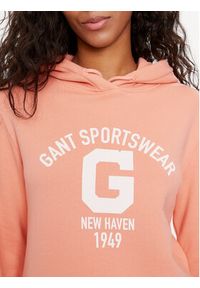 GANT - Gant Bluza Logo 4200847 Pomarańczowy Relaxed Fit. Kolor: pomarańczowy. Materiał: bawełna #5