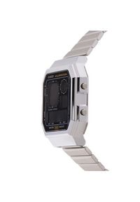 Casio Zegarek A130WE-1AEF Srebrny. Kolor: srebrny