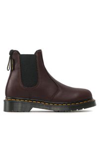 Dr. Martens Sztyblety 2976 27821201 Bordowy. Kolor: czerwony. Materiał: skóra