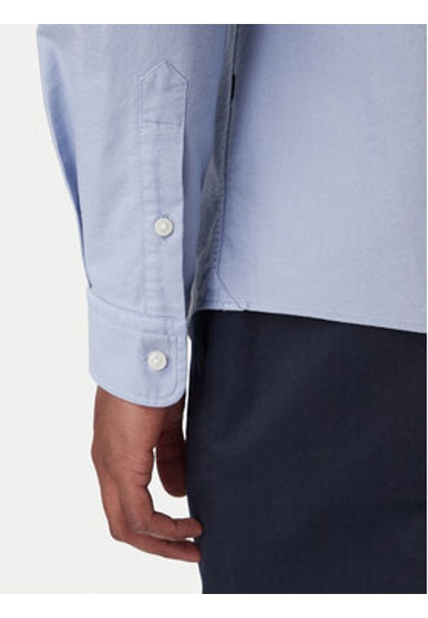 BOSS Koszula H-Roan 50555920 Fioletowy Slim Fit. Kolor: fioletowy. Materiał: bawełna