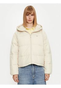 Tommy Jeans Kurtka zimowa Vail DW0DW18841 Beżowy Regular Fit. Kolor: beżowy. Materiał: syntetyk. Sezon: zima #1