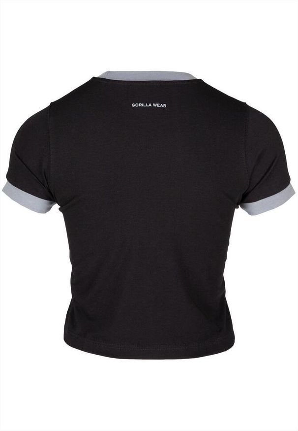 GORILLA WEAR - New Orleans Cropped Koszulka - Czarny. Kolor: czarny. Sport: fitness