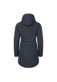 Fjällräven - Płaszcz damski Fjallraven Kiruna Padded Parka. Kolor: niebieski. Materiał: puch. Sport: turystyka piesza