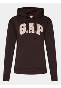 GAP - Gap Bluza 463506-35 Brązowy Regular Fit. Kolor: brązowy. Materiał: bawełna, syntetyk