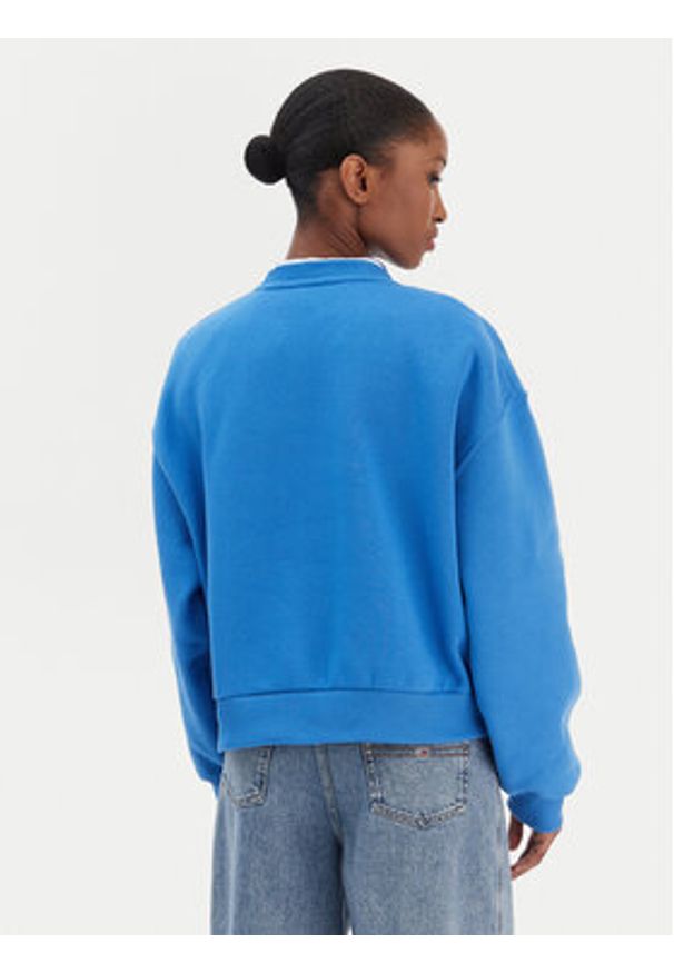 TOMMY HILFIGER - Tommy Hilfiger Bluza Corp Logo WW0WW47831 Niebieski Regular Fit. Kolor: niebieski. Materiał: bawełna