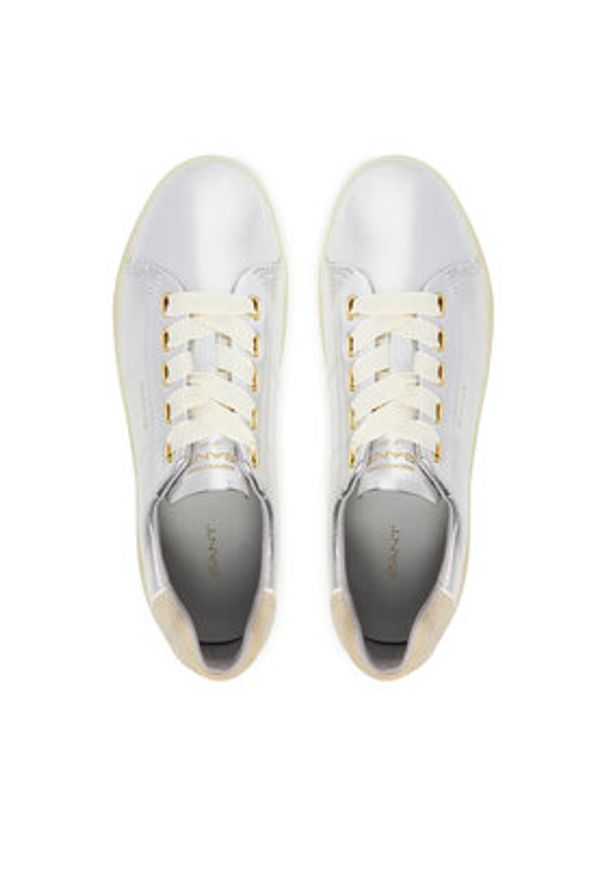 GANT - Gant Sneakersy 30531970 Srebrny. Kolor: srebrny. Materiał: skóra