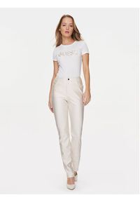 Guess T-Shirt Bold W4RI29 J1314 Biały Slim Fit. Kolor: biały. Materiał: bawełna #2