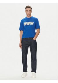 Hugo - HUGO T-Shirt Nurix 50545128 Niebieski Regular Fit. Kolor: niebieski. Materiał: bawełna #3