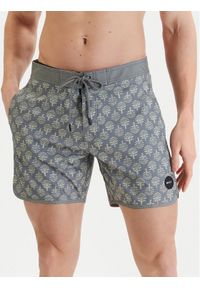 RVCA Szorty kąpielowe Freeport M1072RFT Szary Regular Fit. Kolor: szary. Materiał: bawełna #1