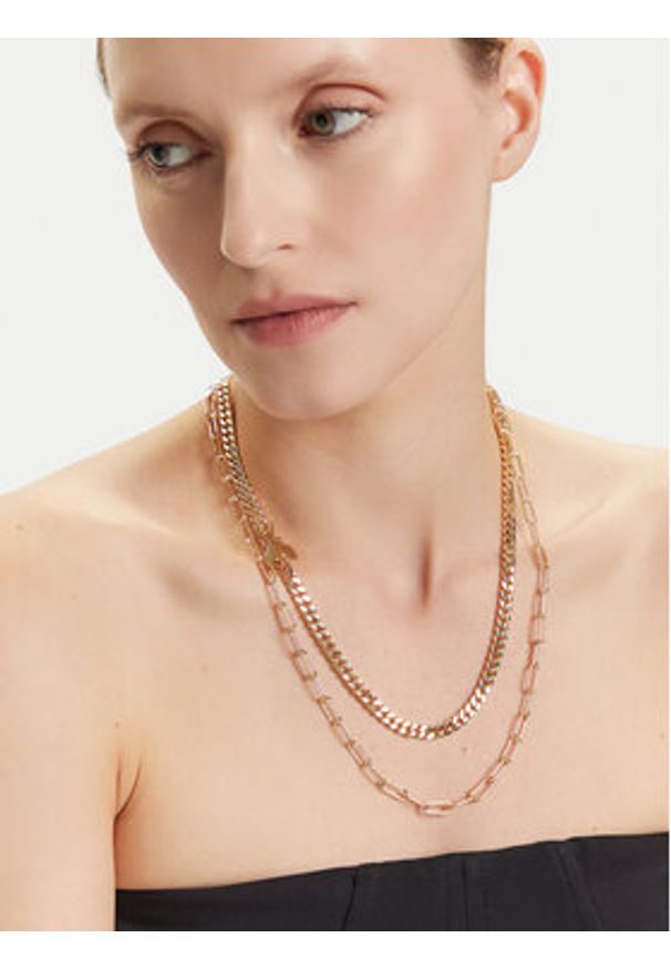 Patrizia Pepe Naszyjnik 8J1354/M067-F130 Złoty. Materiał: złote. Kolor: złoty