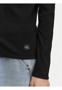 Calvin Klein Jeans Bluzka LV047G207G Czarny Regular Fit. Kolor: czarny. Materiał: bawełna #2