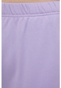 only - Only - Spodnie. Kolor: fioletowy. Materiał: dzianina, bawełna