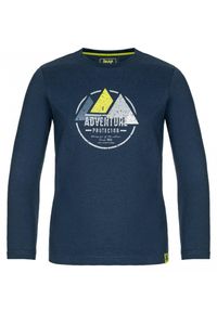 ZONE PERFECT - Koszulka dziecięca Loap Bady 116 — długi rękaw, 100% bawełna. Kolor: wielokolorowy, niebieski, fioletowy. Materiał: bawełna. Długość rękawa: długi rękaw. Długość: długie. Wzór: nadruk. Sezon: jesień #2