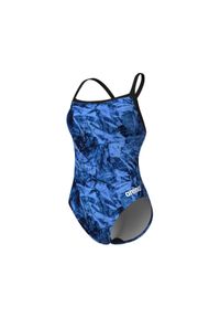 Damski kostium kąpielowy 1-częściowy Arena Team Crackle Challenge. Kolor: czarny #1