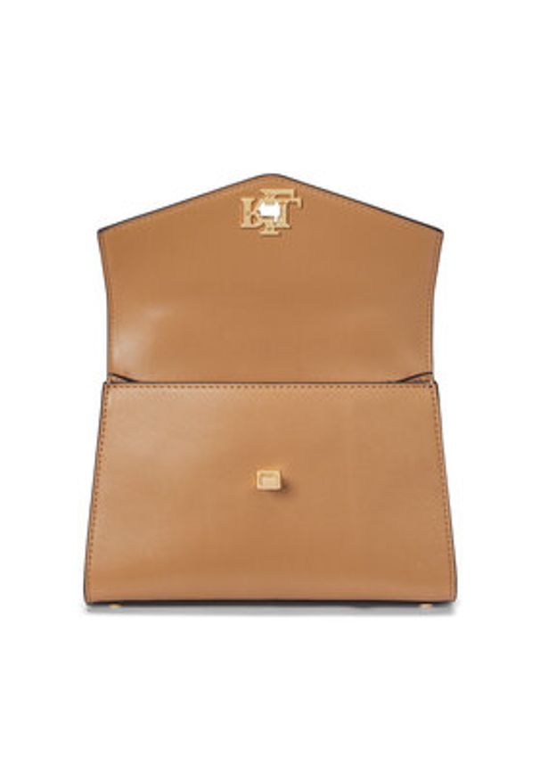 Lauren Ralph Lauren - LAUREN RALPH LAUREN Torebka 431968761003 Beżowy. Kolor: beżowy. Materiał: skórzane