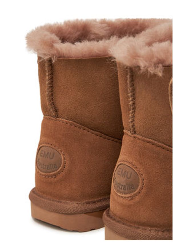 EMU Australia Śniegowce Piction W13141 Brązowy. Kolor: brązowy. Materiał: skóra