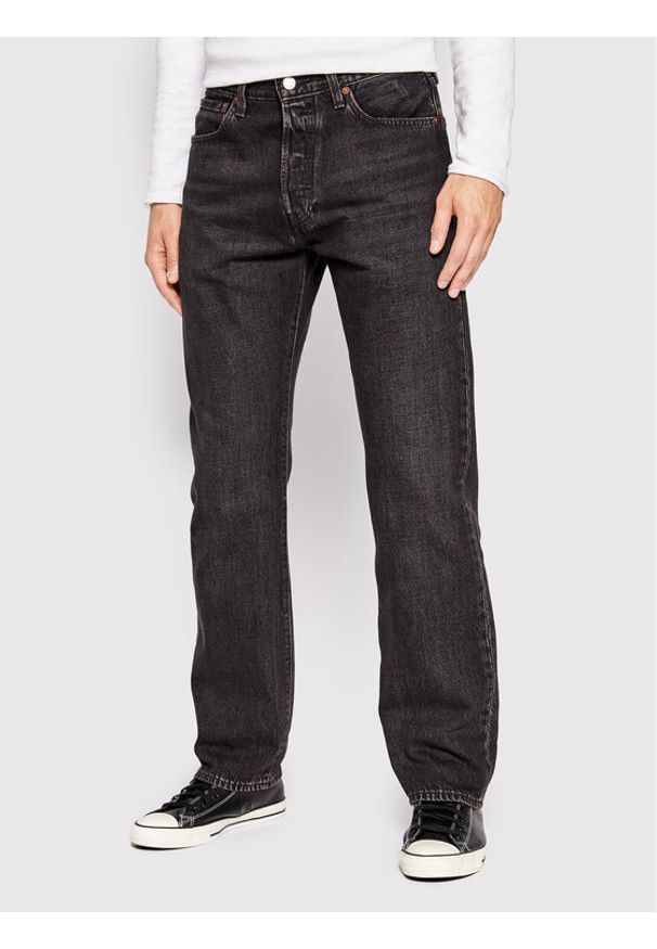 Levi's® Jeansy 501® 00501-3216 Czarny Regular Fit. Kolor: czarny