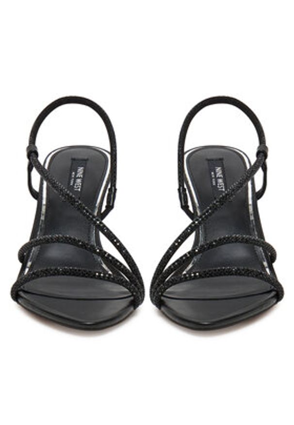 Nine West Sandały R25SS019000 Czarny. Kolor: czarny. Materiał: materiał, syntetyk