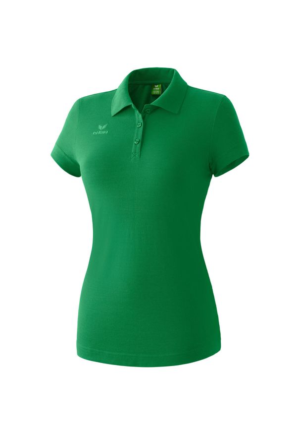 ERIMA - Damska koszulka polo Erima Teamsport. Typ kołnierza: polo. Kolor: zielony