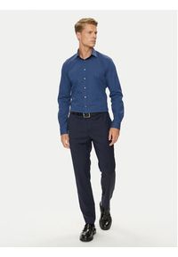 Calvin Klein Koszula K10K114023 Niebieski Slim Fit. Kolor: niebieski. Materiał: bawełna #3