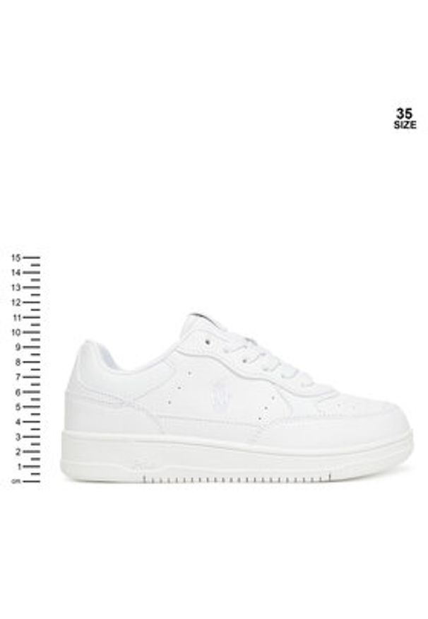 Polo Ralph Lauren Sneakersy Masters Court II RL03432104 Biały. Kolor: biały. Materiał: skóra