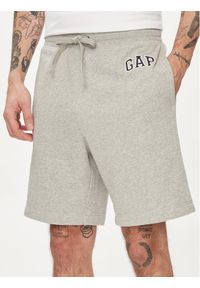 GAP - Gap Szorty sportowe 787059-00 Szary Regular Fit. Kolor: szary. Materiał: bawełna. Styl: sportowy
