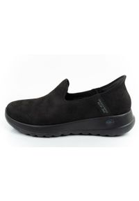 skechers - Buty sportowe damskie Skechers Go Walk Joy Slip-ins. Kolor: czarny. Materiał: materiał. Szerokość cholewki: normalna