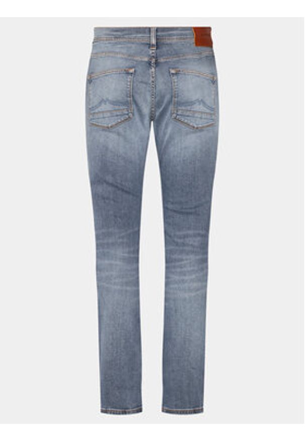 Mustang Jeansy Vegas 1013707 Niebieski Slim Fit. Kolor: niebieski