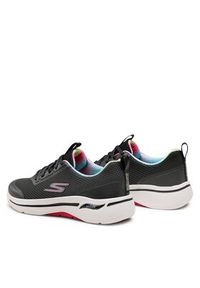 skechers - Skechers Sneakersy Go Walk Arch Fit 124868/BKHP Czarny. Kolor: czarny. Materiał: materiał