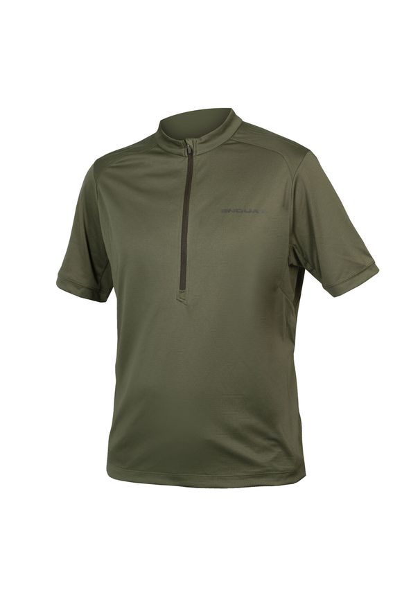 ENDURA - Koszulka rowerowa męska Endura Hummvee II S/S. Kolor: zielony. Sport: kolarstwo