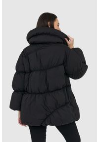 Hetrego - HETREGO Czarna damska długa kurtka puchowa Tiffany, Rozmiar 34 EU - 38 IT. Kolor: czarny. Materiał: puch. Długość: długie #4