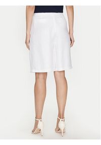 ViCOLO Szorty materiałowe TB0788 Biały Relaxed Fit. Kolor: biały. Materiał: len #3