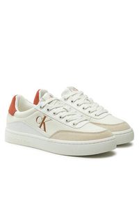Calvin Klein Jeans Sneakersy Classic Cupsole Laceup Low Lth YW0YW01668 Biały. Kolor: biały. Materiał: skóra #6
