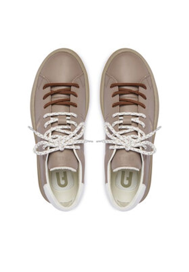 Furla Sneakersy Hype YM49HYP BX3477 PT 5304S Beżowy ciemny. Kolor: beżowy. Materiał: skóra