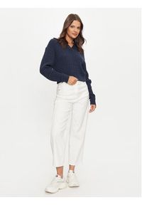 Tommy Jeans Sweter Rugby DW0DW18680 Granatowy Regular Fit. Kolor: niebieski. Materiał: bawełna #3