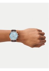 Fossil Zegarek Neutra Chronograph FS6109 Brązowy. Kolor: brązowy. Materiał: skóra #3