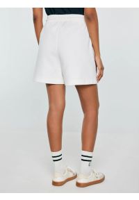 Big-Star - Szorty damskie dresowe z niewielkim haftem białe Meganta 100. Kolor: biały. Materiał: dresówka. Wzór: haft. Styl: klasyczny #2